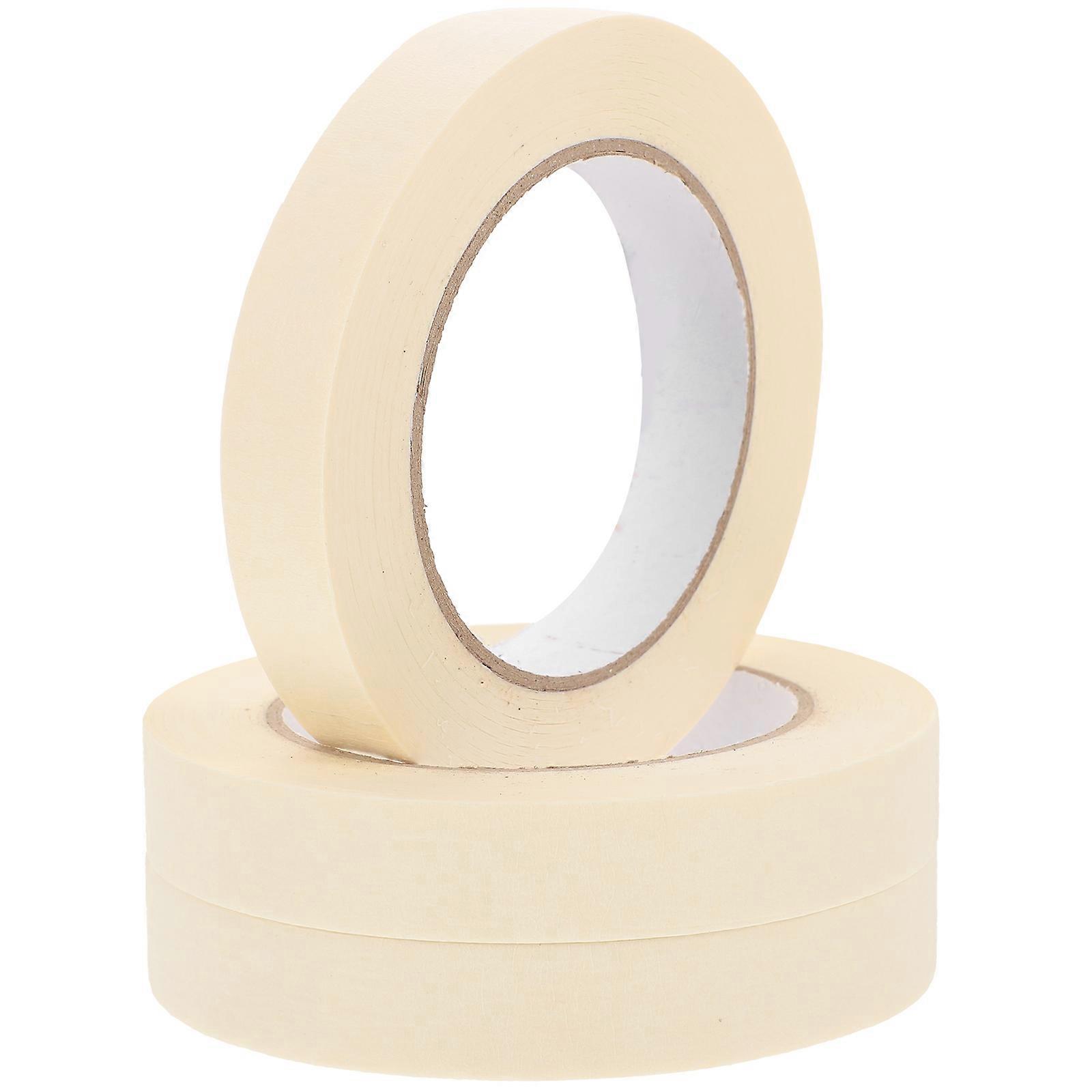 Writable Tapes Tearable Masking Tapes Decorating Beige 5000X2CM Surface Protection 3 Rolls