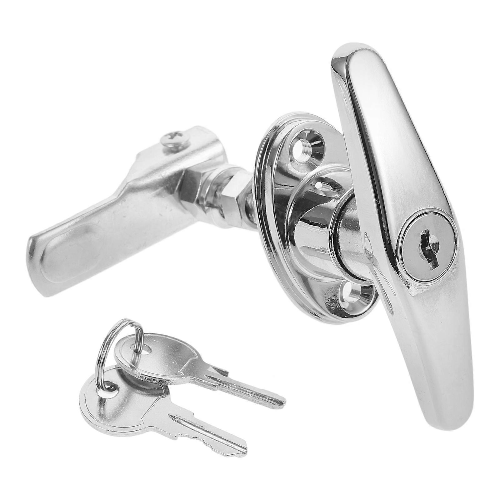 File Cabinet Lock Replacement Metal Lock For Cabinet Desk Drawer Lock Simple and Classic 1Set