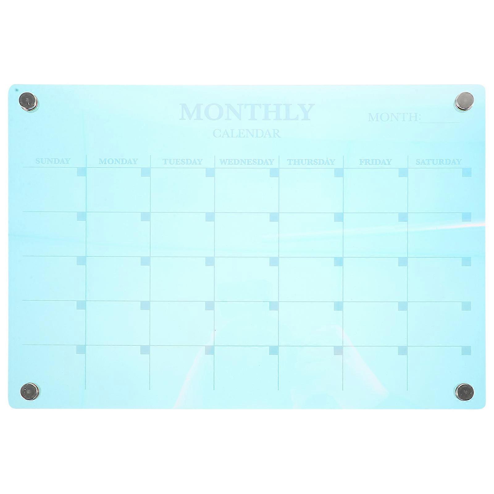 Månadsplanerare Rektangulär anteckning Inspelning Hemmabruk 1Set
