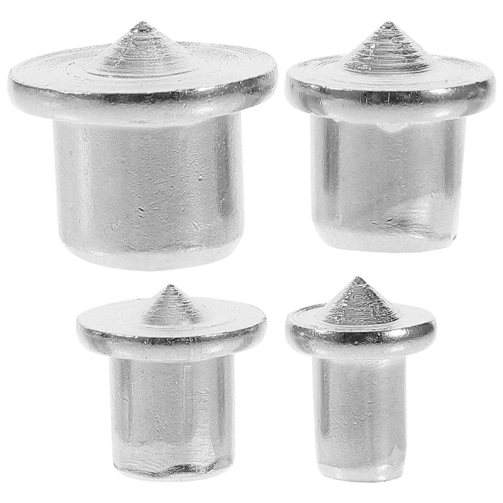 Dowel Transfer Plugs Furniture Connector Cylindrical Locating Dowel Pin Woodworking Diy Design Silver Steel 4 Sets