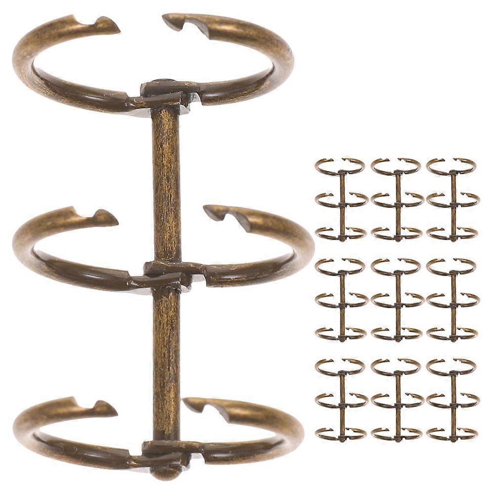 Binder Rings Book Clips Stationery Files And Documents Office Use Small Binder Rings 10Pcs