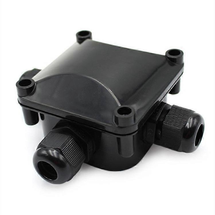2pcs IP68 Waterproof Junction Boxes - Waterproof Outdoor Distribution Box, Cable Connectors, Earth Cable