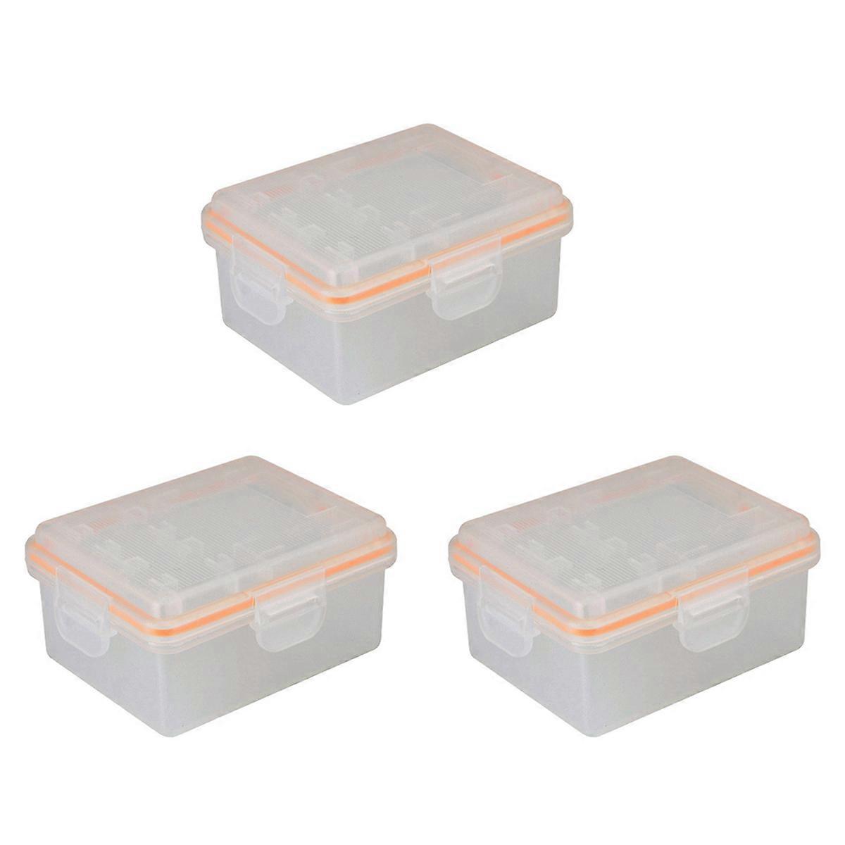 3X for ILCE-9 A7M3 A7R3 A9 7RM3 Camera NPFZ100 Battery Plastic Holder Case Battery Storage Box
