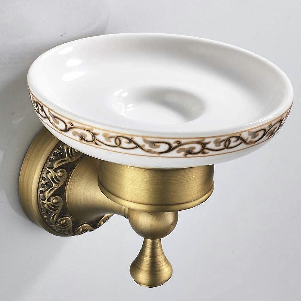 Retro Double Hook Towel Bars, with Bronze Coating Bronze, White