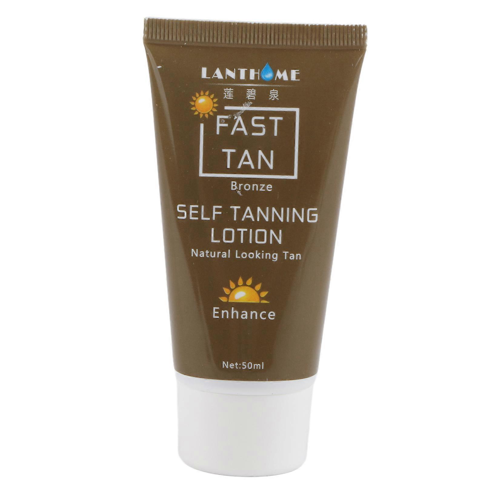Self Tanning Lotion Bronze Self Sun Tan Enhance Day Tanning Cream Natural Bronzer Sunscreen Tanning