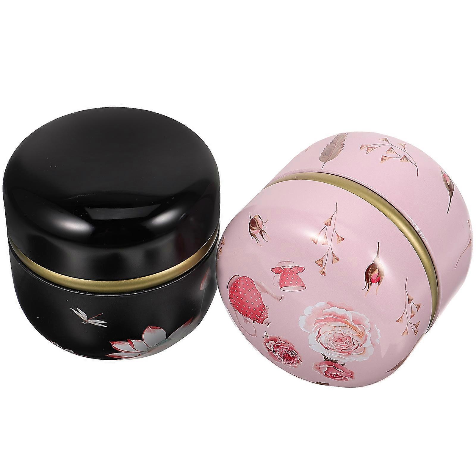 Here's a refined and appealing product description for your **2 Pcs Small Tinplate Storage Jar With Lids**:
### π΅ **2 Pack Small Tinplate