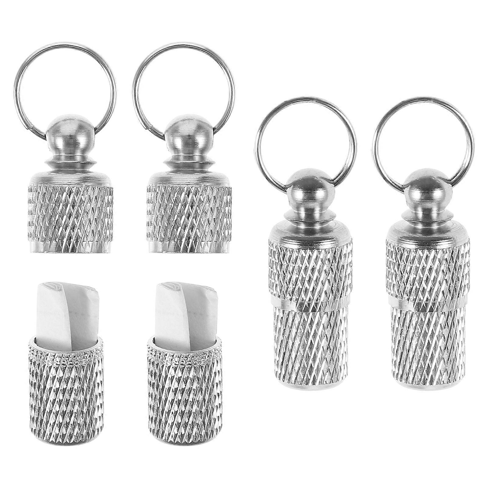 Cat Id Tags Stainless Steel Pets Tags Openable Hanging Name Tag Charm For Pets 4Pcs