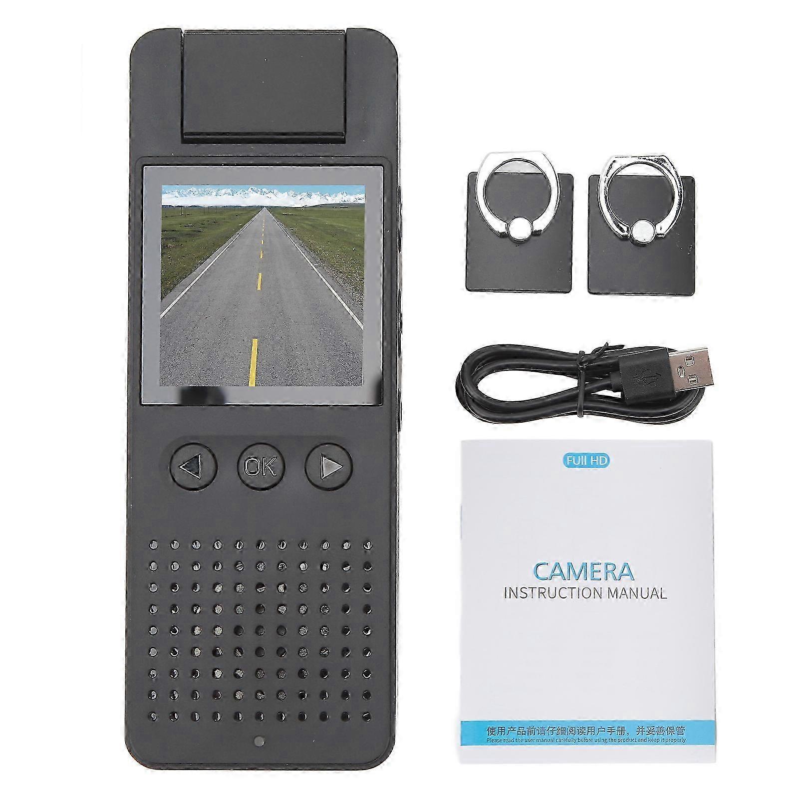 Mini Bodycam 1.4in Screen WiFi 1080P Night Vision Loop Recording Small Camera