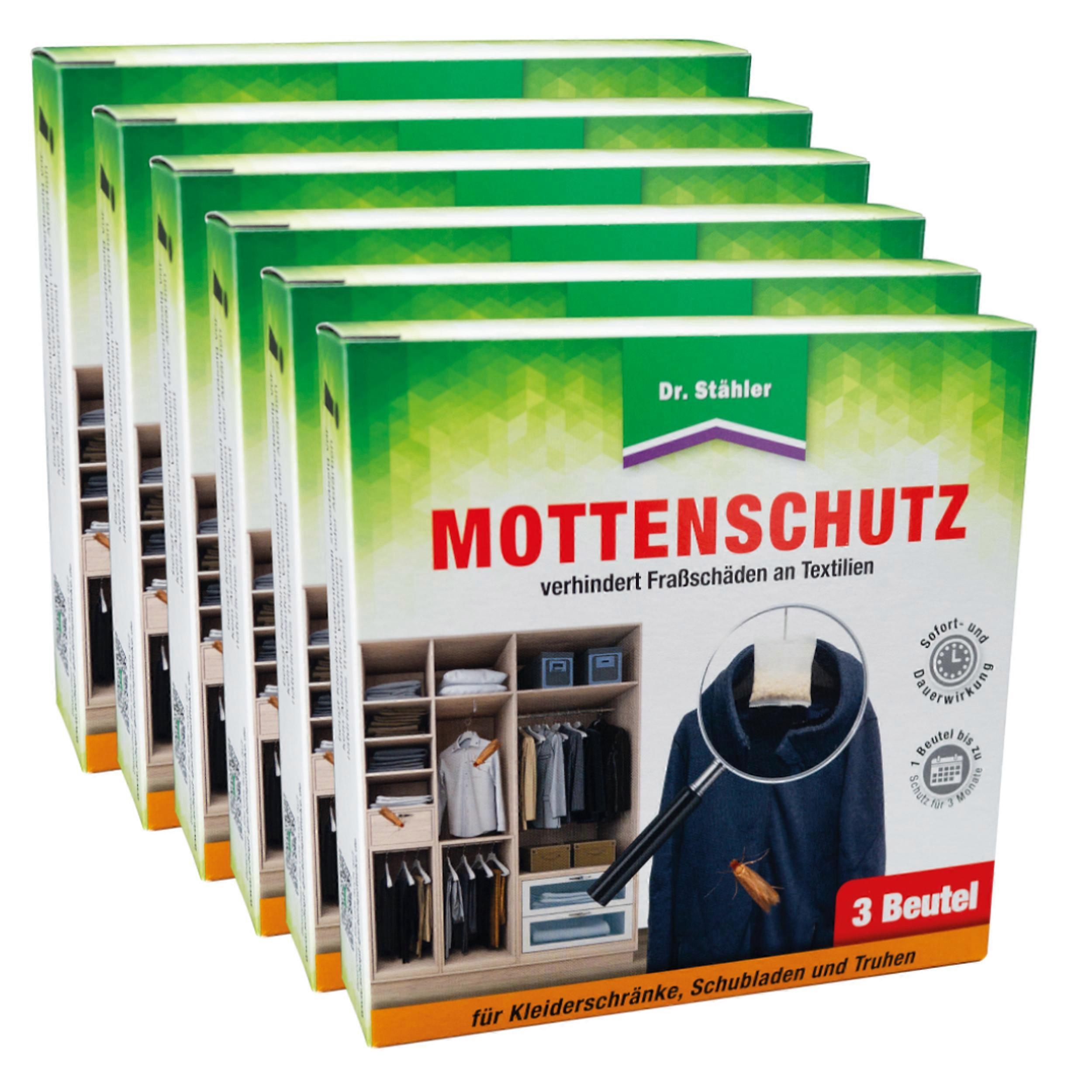 6 x DR. STÄHLER Moth Protection, 3 Bags