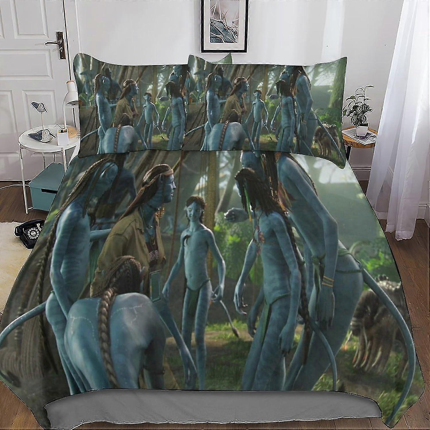 3D Duvet Cover Bedding Set for Kids Ultra Soft Microfiber Bedspread with Zipper Closure 3-Piece Set