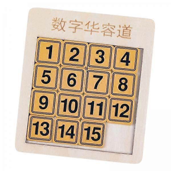 Brain Teaser Toy Set 4 x 4 15 Digit IQ Game for Boys Girls Educational Gifts Logic Puzzle Mind Challenge