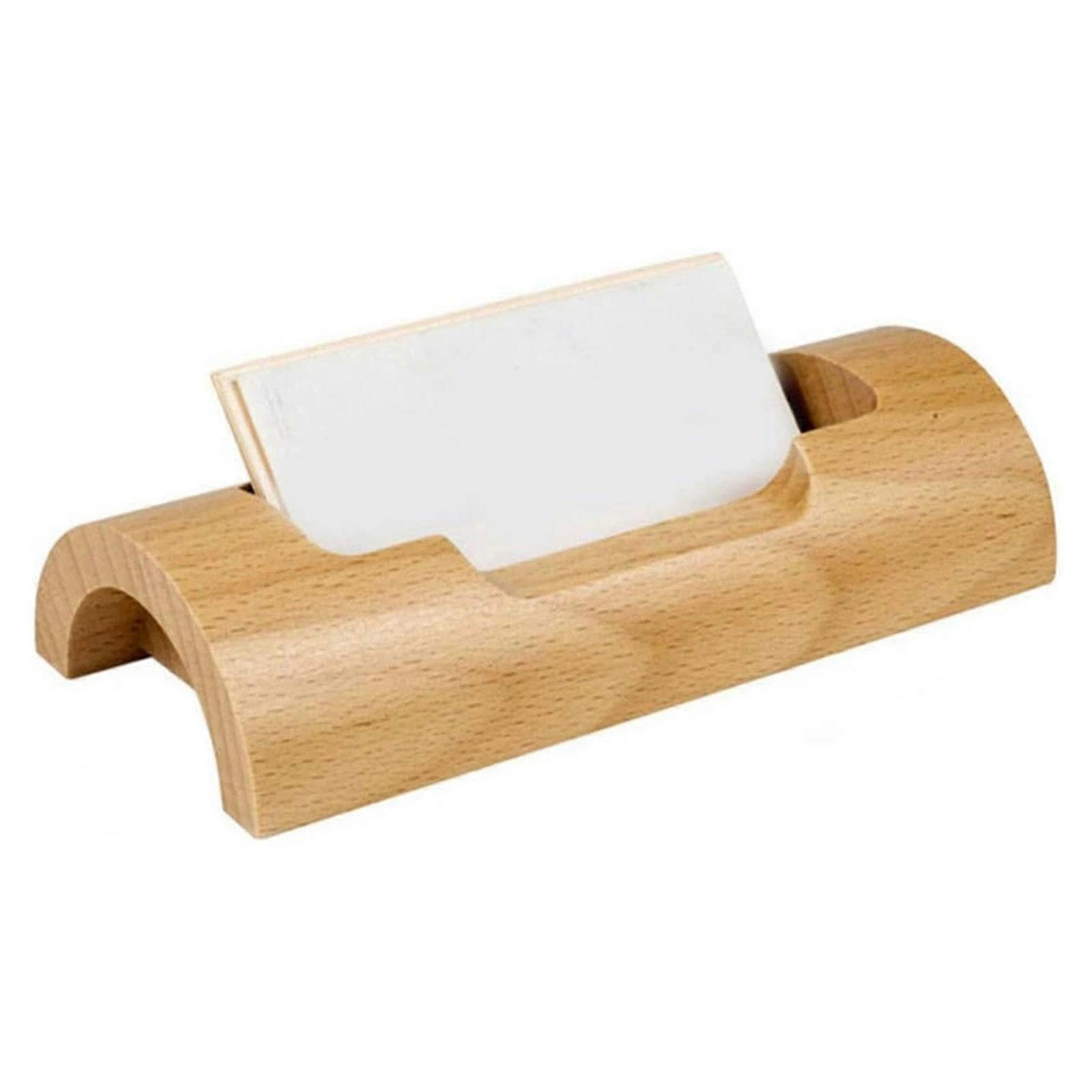 Wooden Name Card Box Perfect For Daily Office Use Business Box Desk top Multicolor