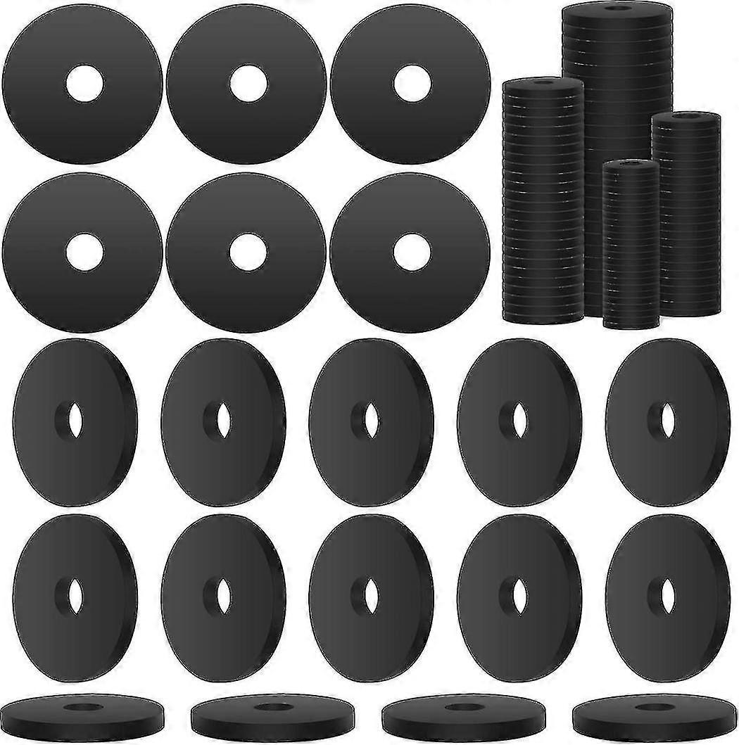 Rubber Washers Assortment Kit - 100 Pieces In 4 Sizes--