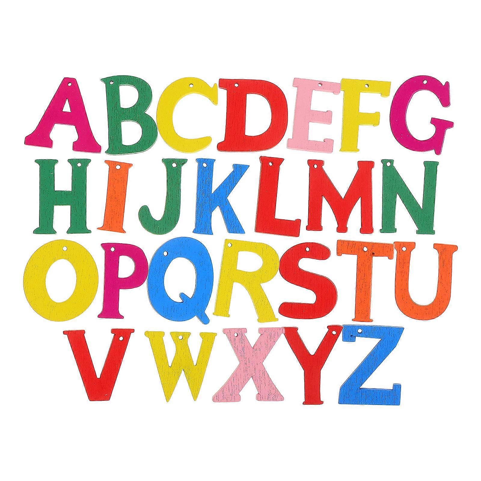 Wooden Alphabet Letters And Numbers For Diy Painting Arts Home Decorations Educational Tools Childrens Education 200Pcs
