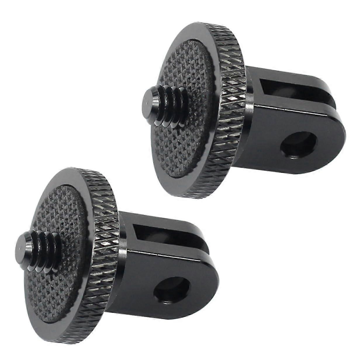 2 pieces tripod adapter for action cameras, screw, sturdy, compatible with sports cameras