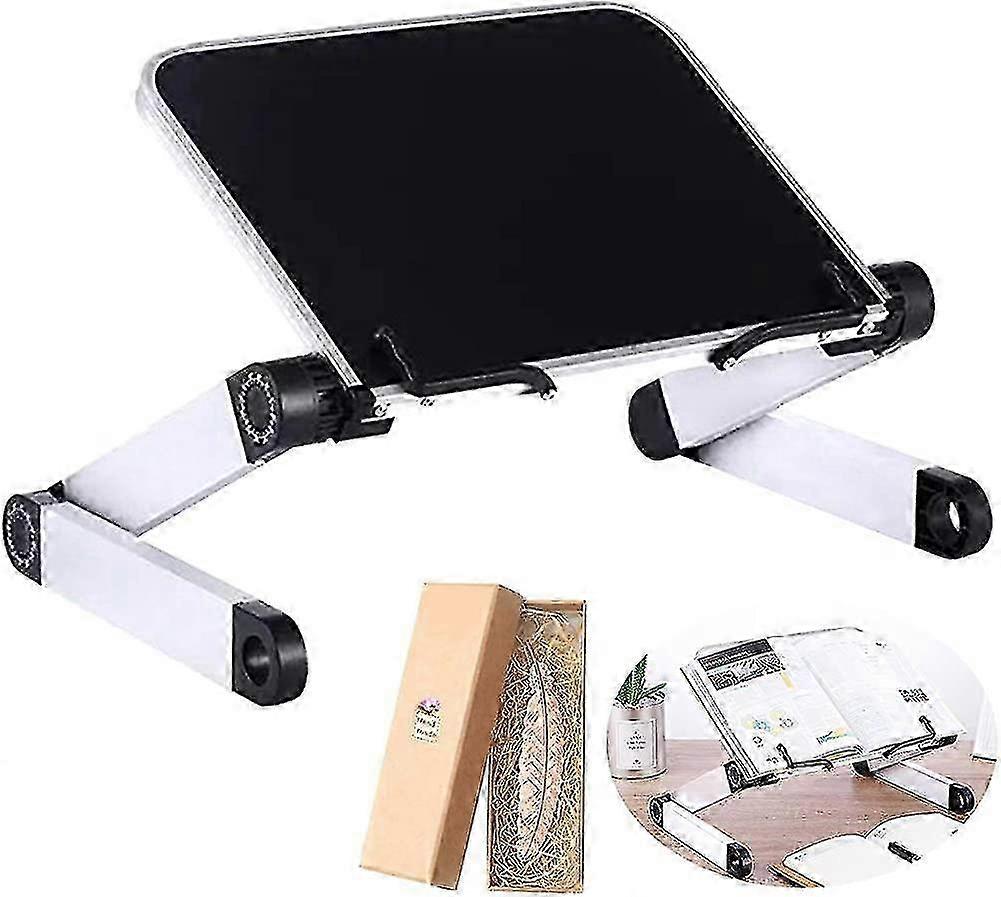 Adjustable Foldable Bookshelf - Ergonomic Design, Height & Angle Customizable