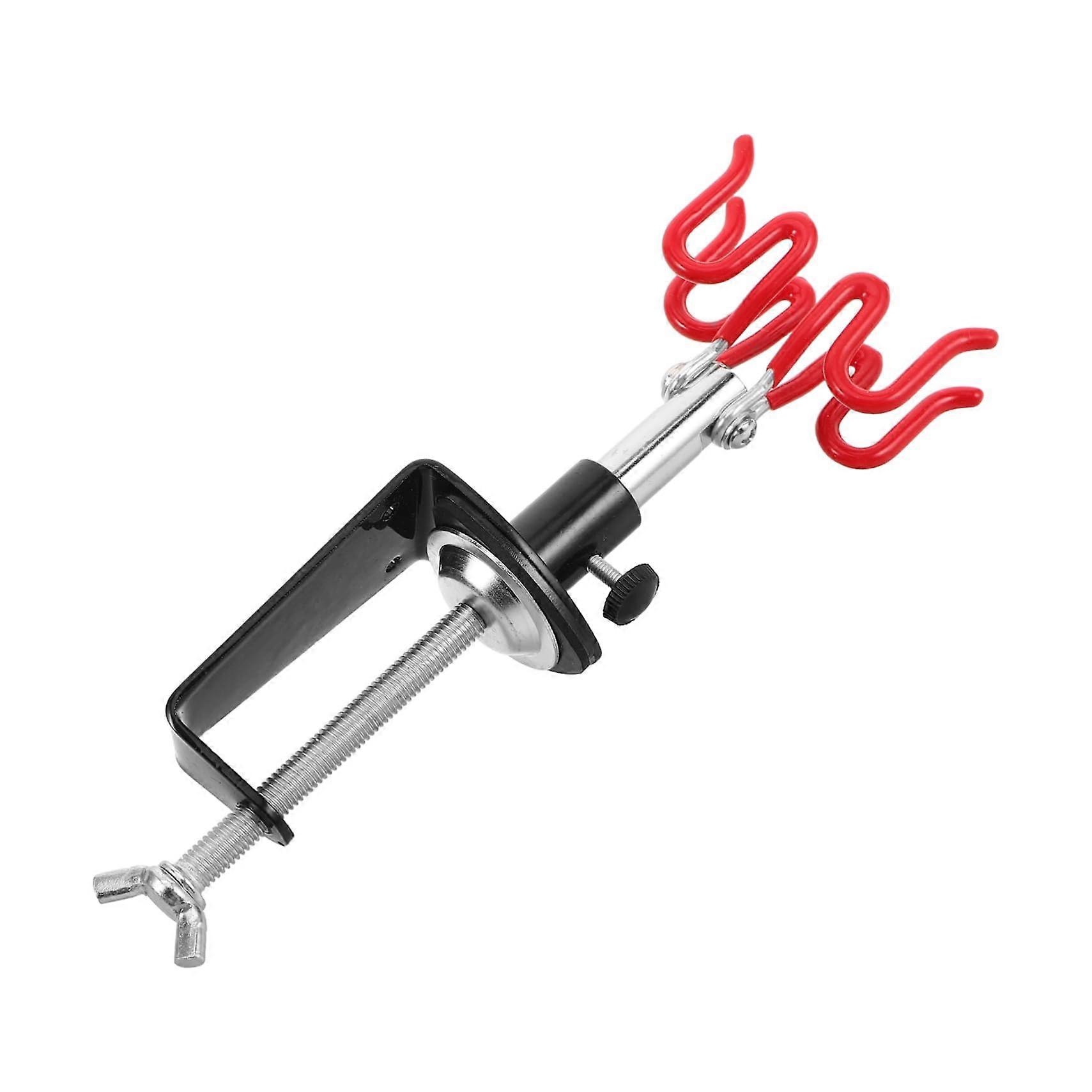 Compact Portable Airbrush Organizer, Double Airbrush Stand, Two Sprayers, Support Station, Table Sprayers, Clamp for Painting Models, Art