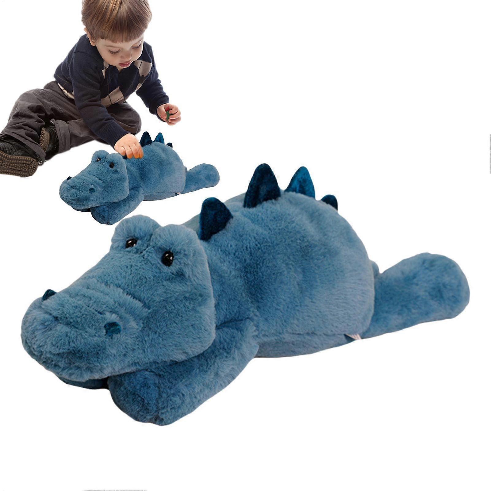 Adorable crocodile plush toy, soft pillow for birthdays, Easter.