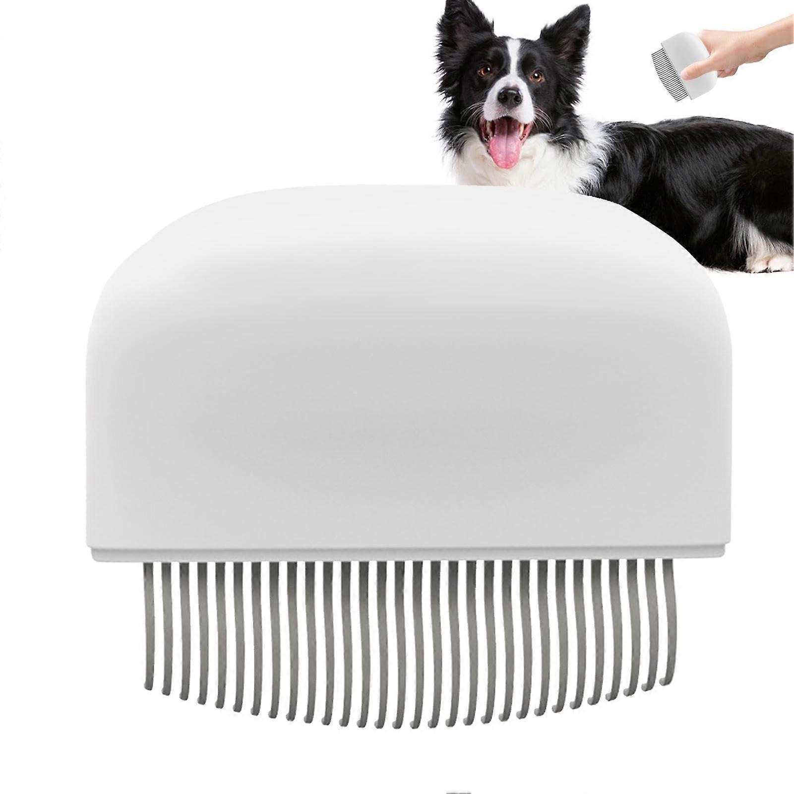 Cat comb for shedding, pet hair removal comb, massage dematting tool for dogs