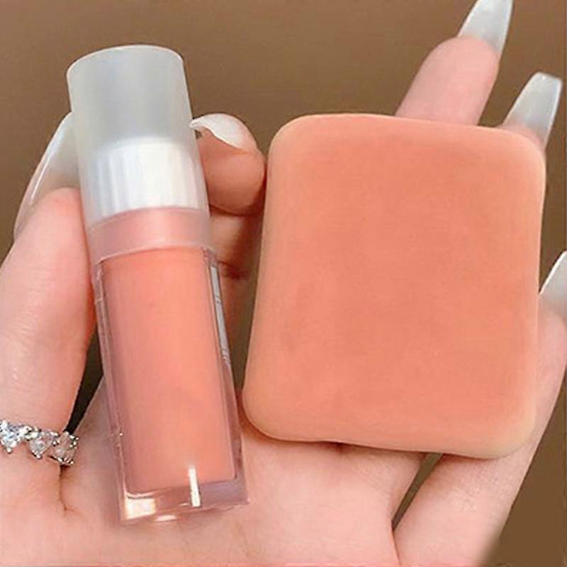 Liquid Blush Single Color Matte Breathable Feel Contouring Nature Blush for Online Streaming 02 Almond Milk Tea