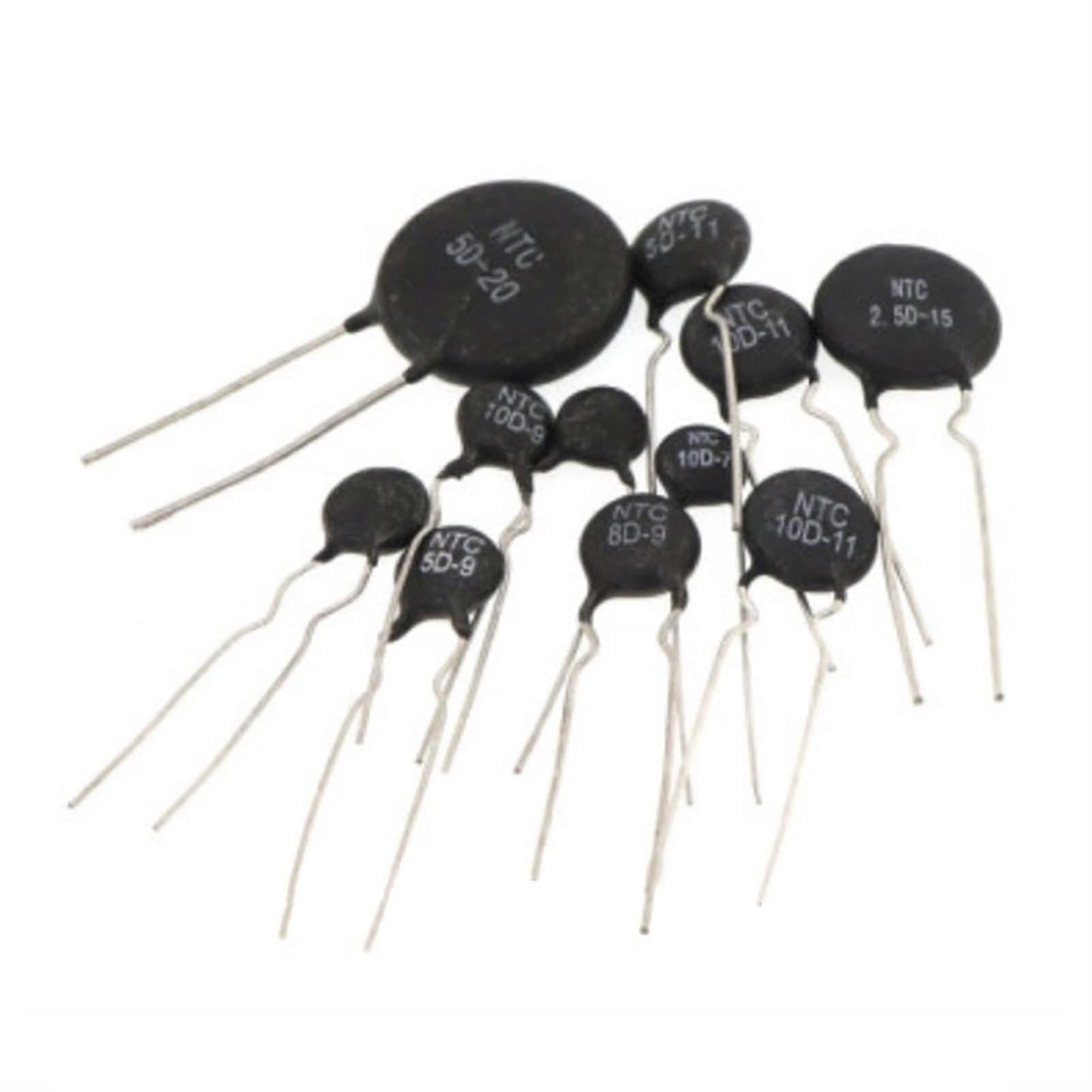 20-Pack Smw NTC 5D-9 Thermistors – 5 Ohm, Inrush Current Limiter, Radial Lead