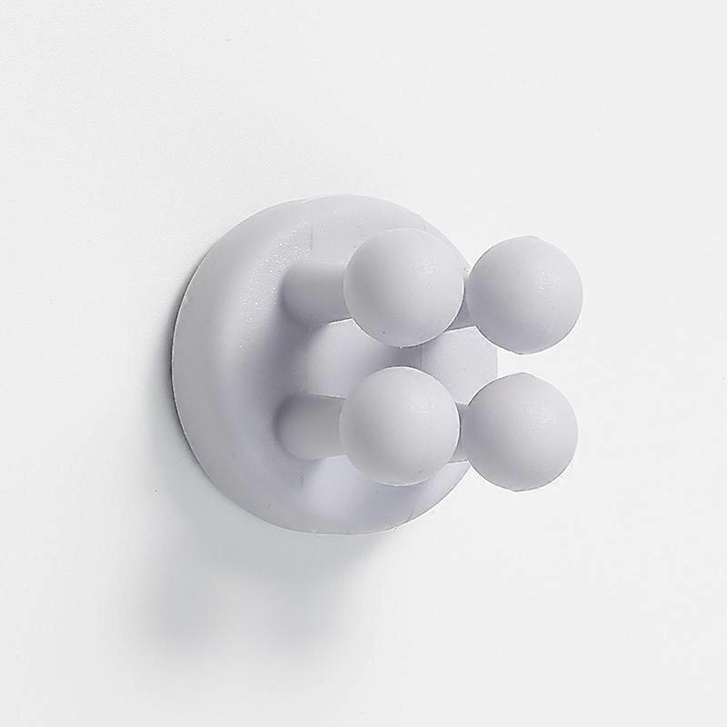 Nail-free Silicone Seamless Paste Hook Toothbrush Storage Rack