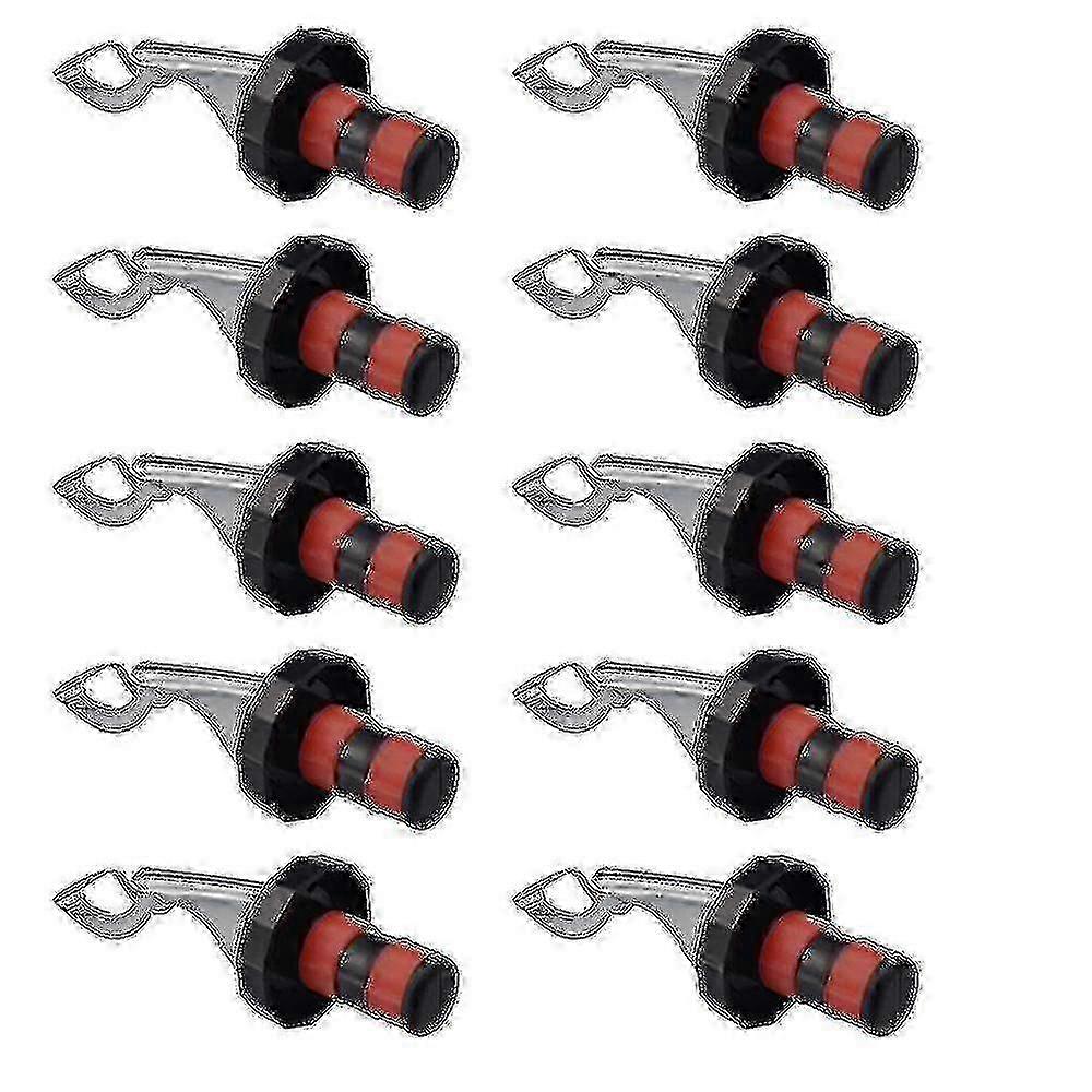 10pcs επαναχρησιμοποιήσιμα στεγανά πώματα κρασιού - αεροστεγή βύσματα μπουκαλιών ποτών για συντήρηση κρασιού, σαμπάνιας και ποτών