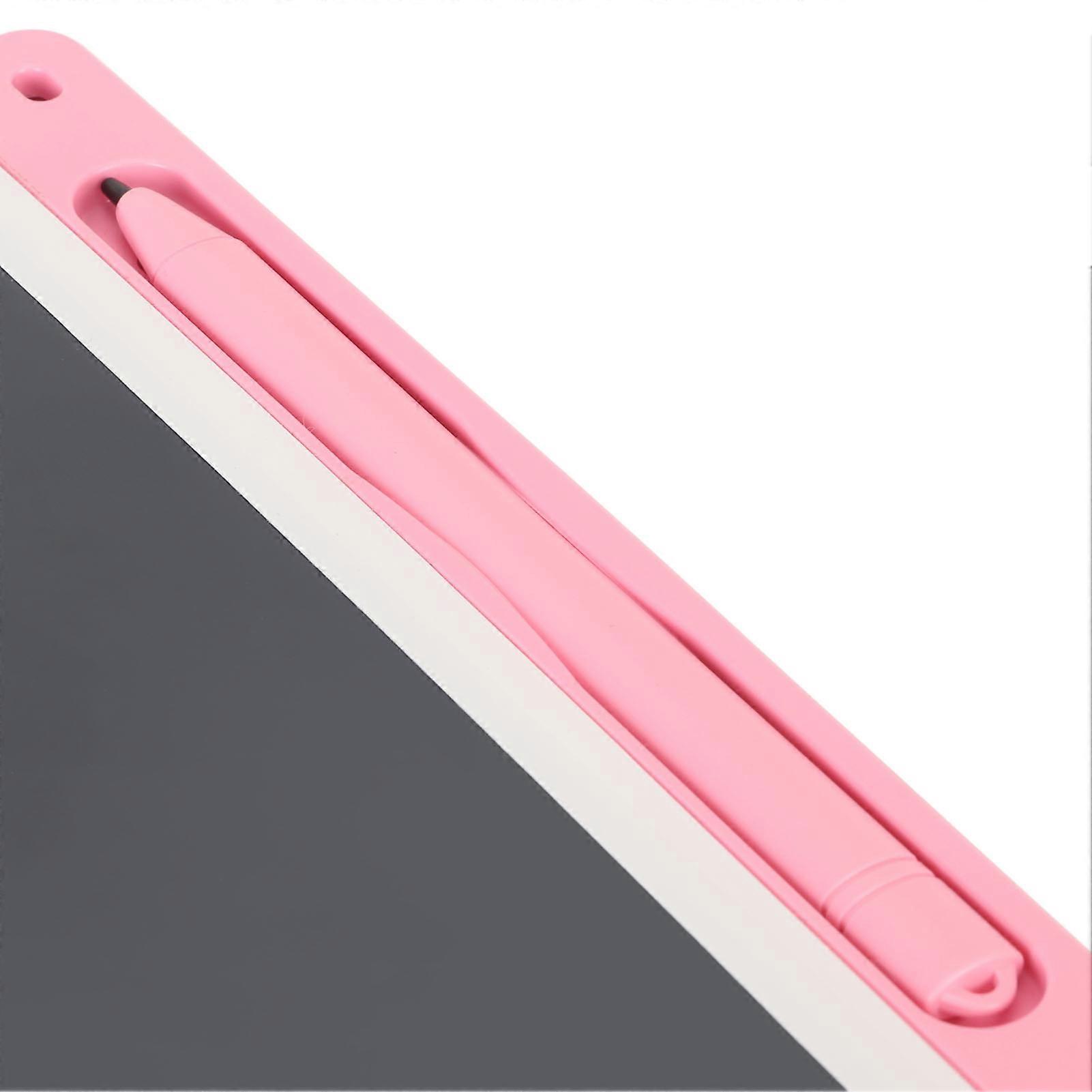 10in LCD Writing Tablet Writing Pad Drawing Tablet Colorful Screen Doodle Learning Board for Kids Adults Pink