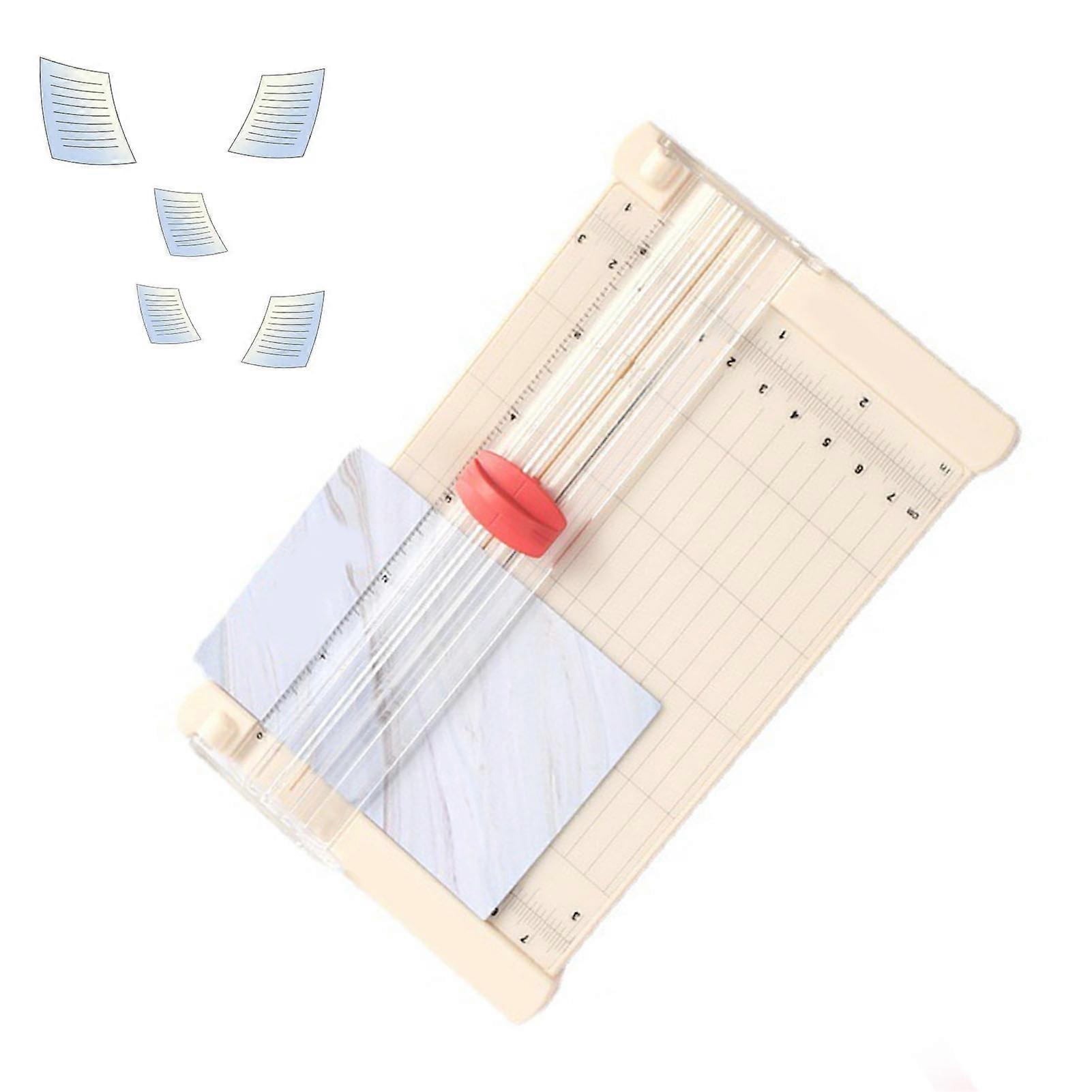 Portable Paper Cutter Multipurpose Efficient Clear Scale High Accuracy Paper Trimmer for Scrapbooking Craft Paper Photos