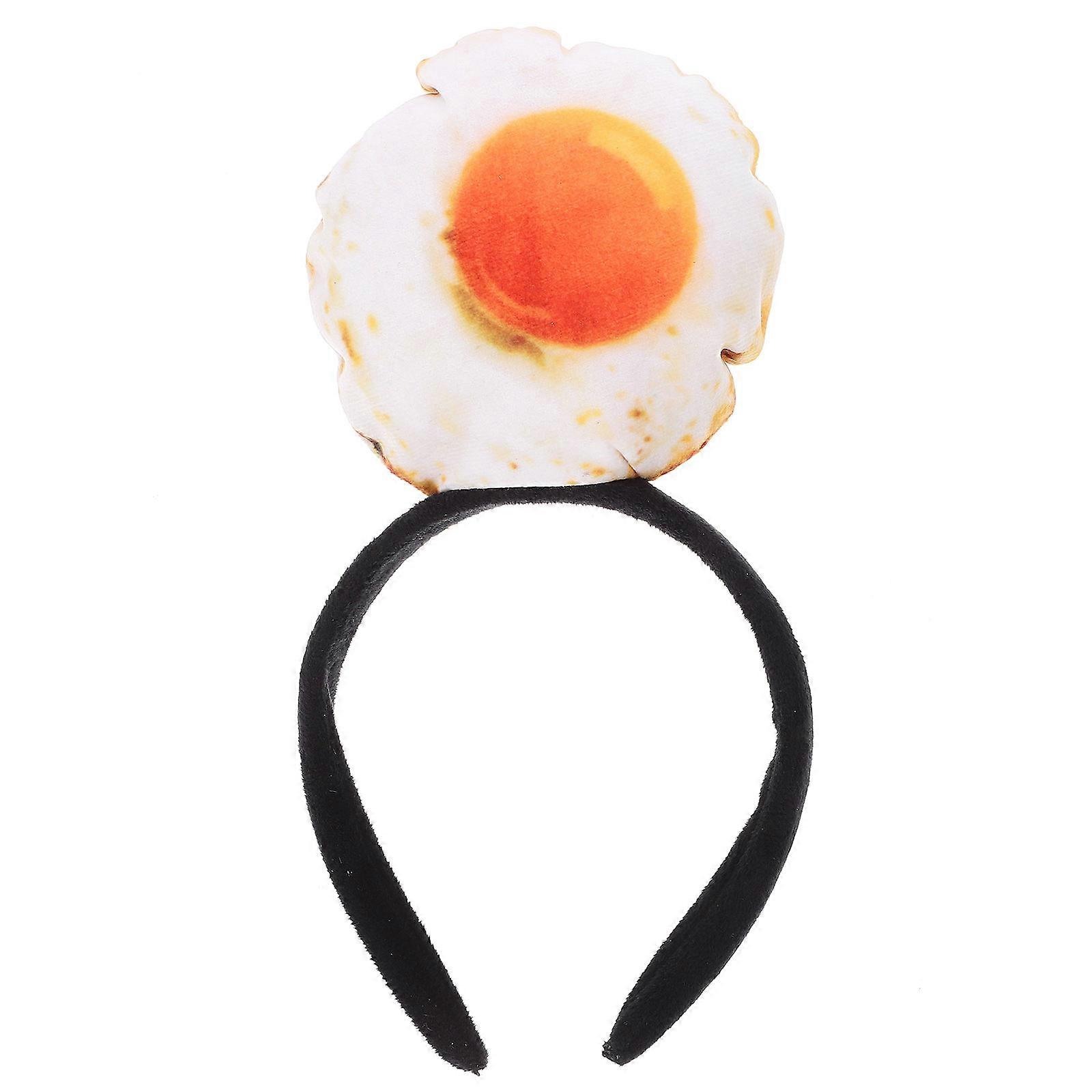Headband Costume Plush Hair Hoop Egg Style Headband For Party Decoration Easy Dressing 1Pcs