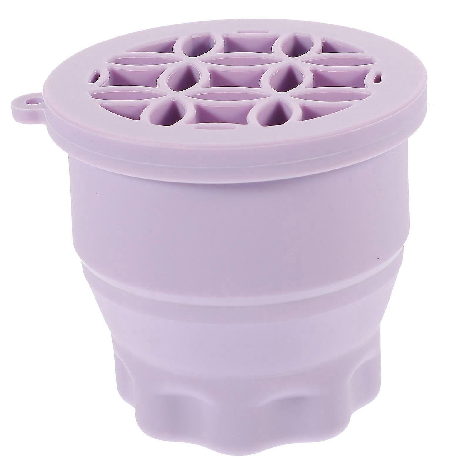 Makeup Brush Cleaner Silicone Cleaning Cup for Home Use Compact Holder