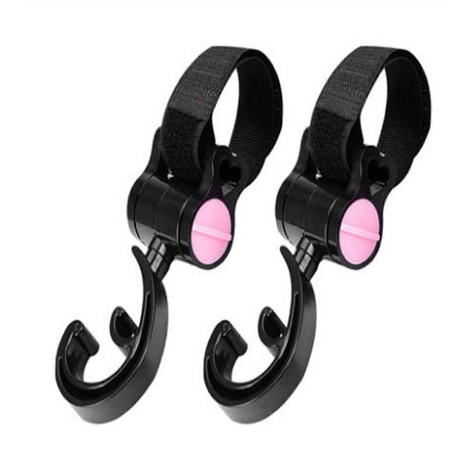 Baby Pram Hook 2 Pieces MultiPurpose Accessories Shopping Pram Hook Props for Outdoor Walking Hanging Changing Bag Upper