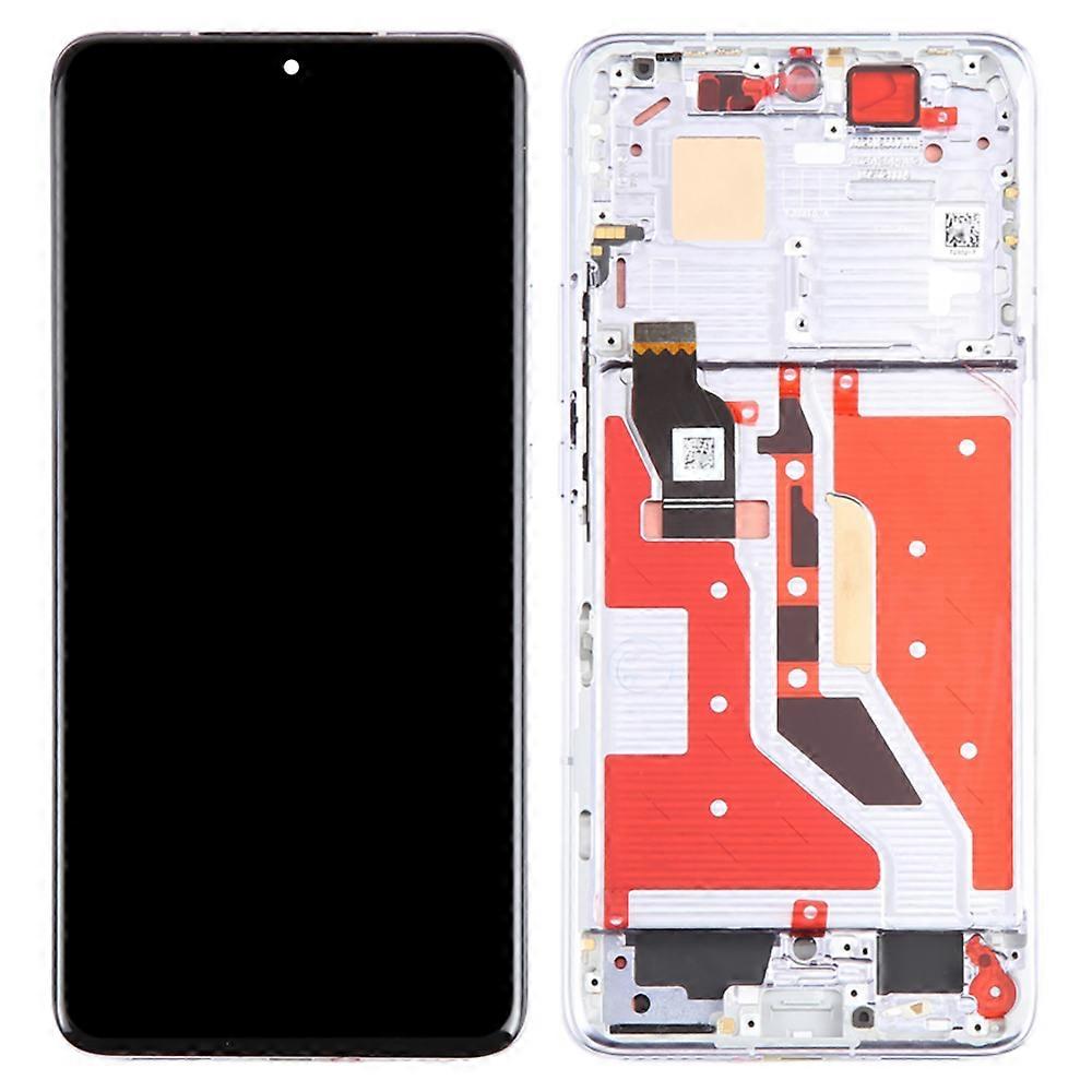 Για οθόνη OLED Honor Magic5 OEM Grade S και συναρμολόγηση ψηφιοποίησης + πλαίσιο (χωρίς λογότυπο) - μωβ