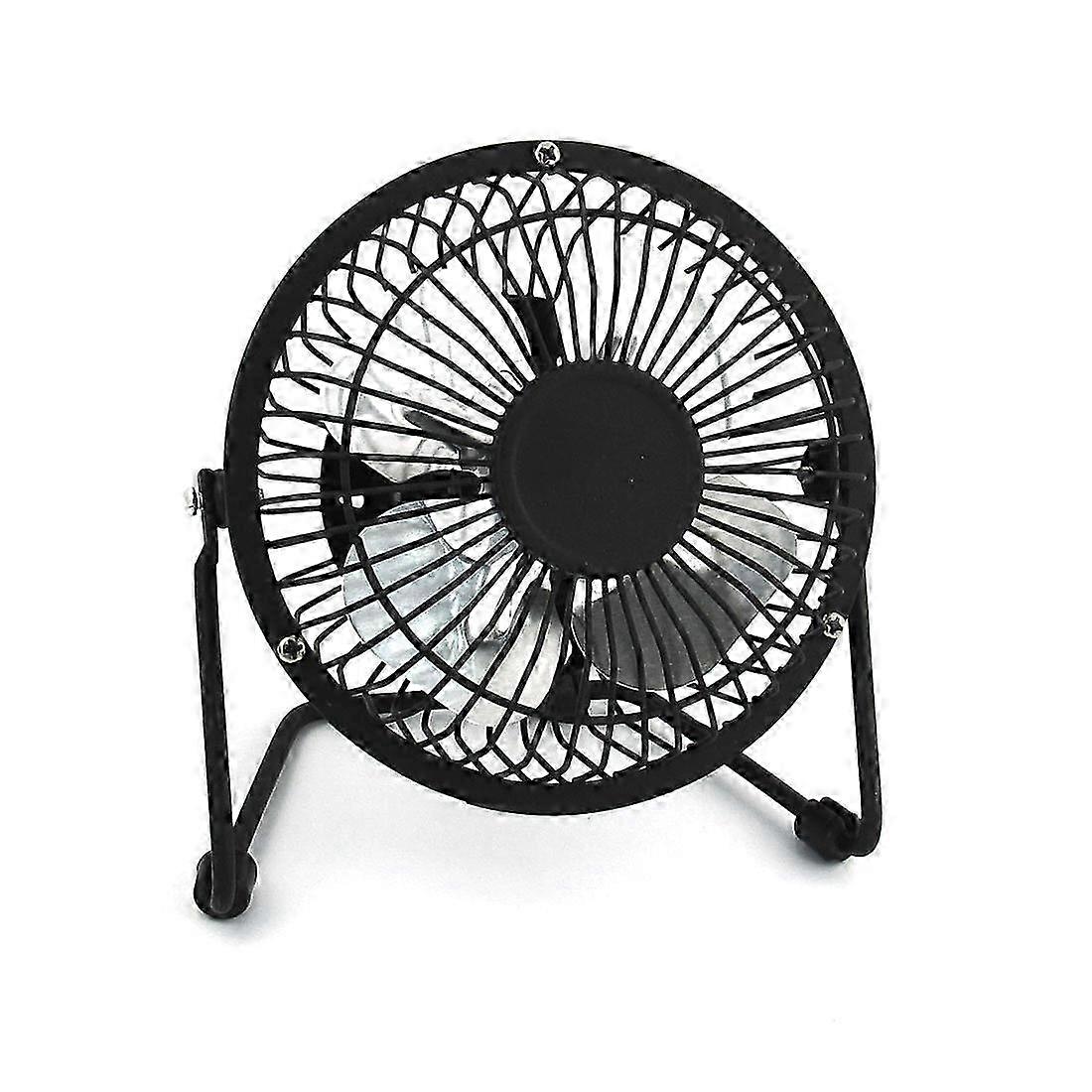 Qtqgoitem Black Metallic Round 360 Degree Rotary USB Cooling Fan for PC Laptop (model: 7ed 1d2 c92 82f 8a8) 2025