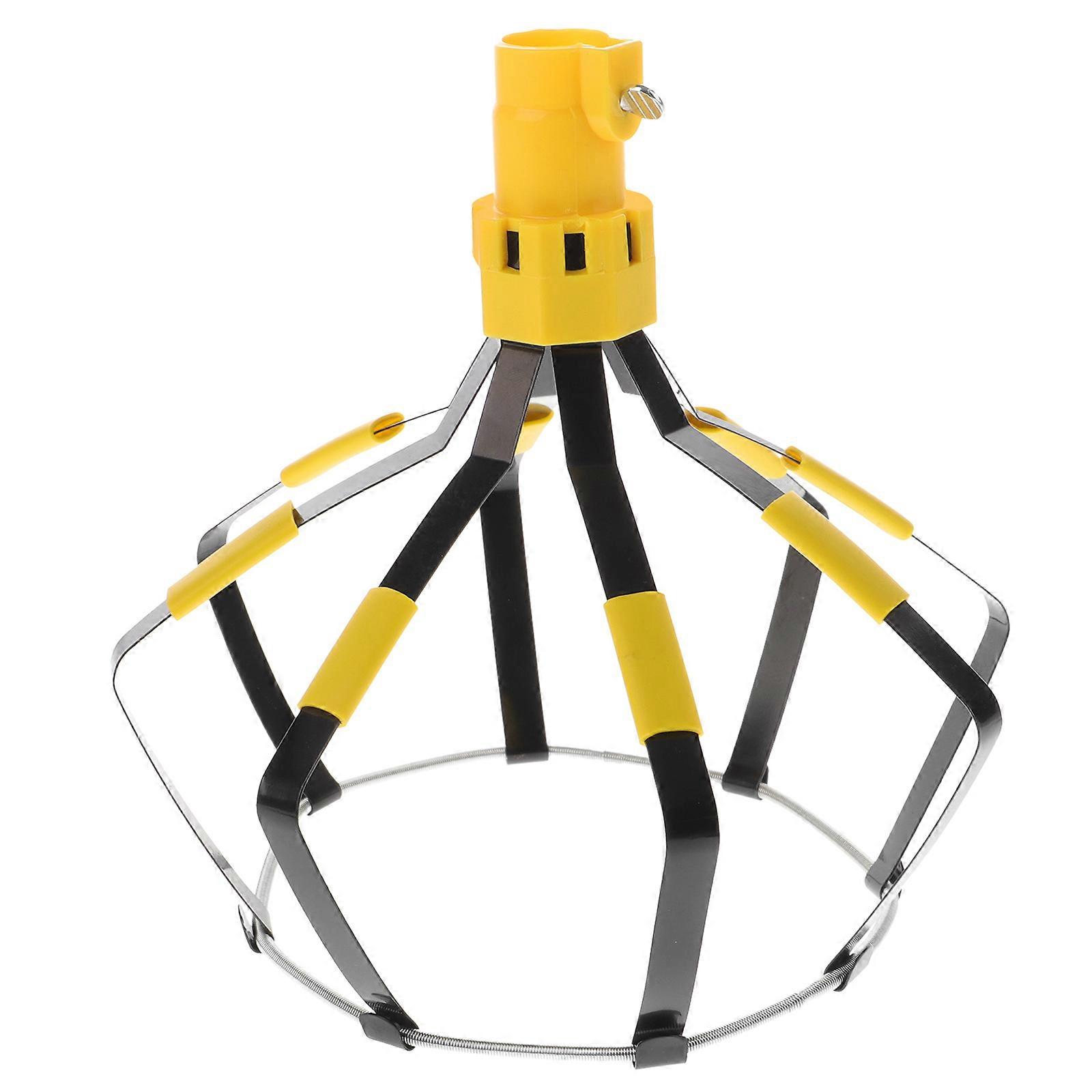 Bulb Changer For Bulbs Lamp Replacing Tool Indoor Use Standard Design Yellow 6.9×6.9×6.7in Bulb Replacement 1Pcs