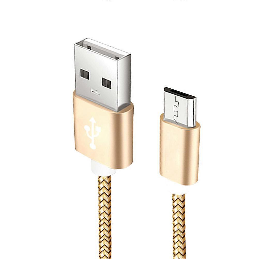 Charging Cable Micro Usb Cable Charging Data Transfer Devices Gold 3M Thickened Copper Wiring 1Pack