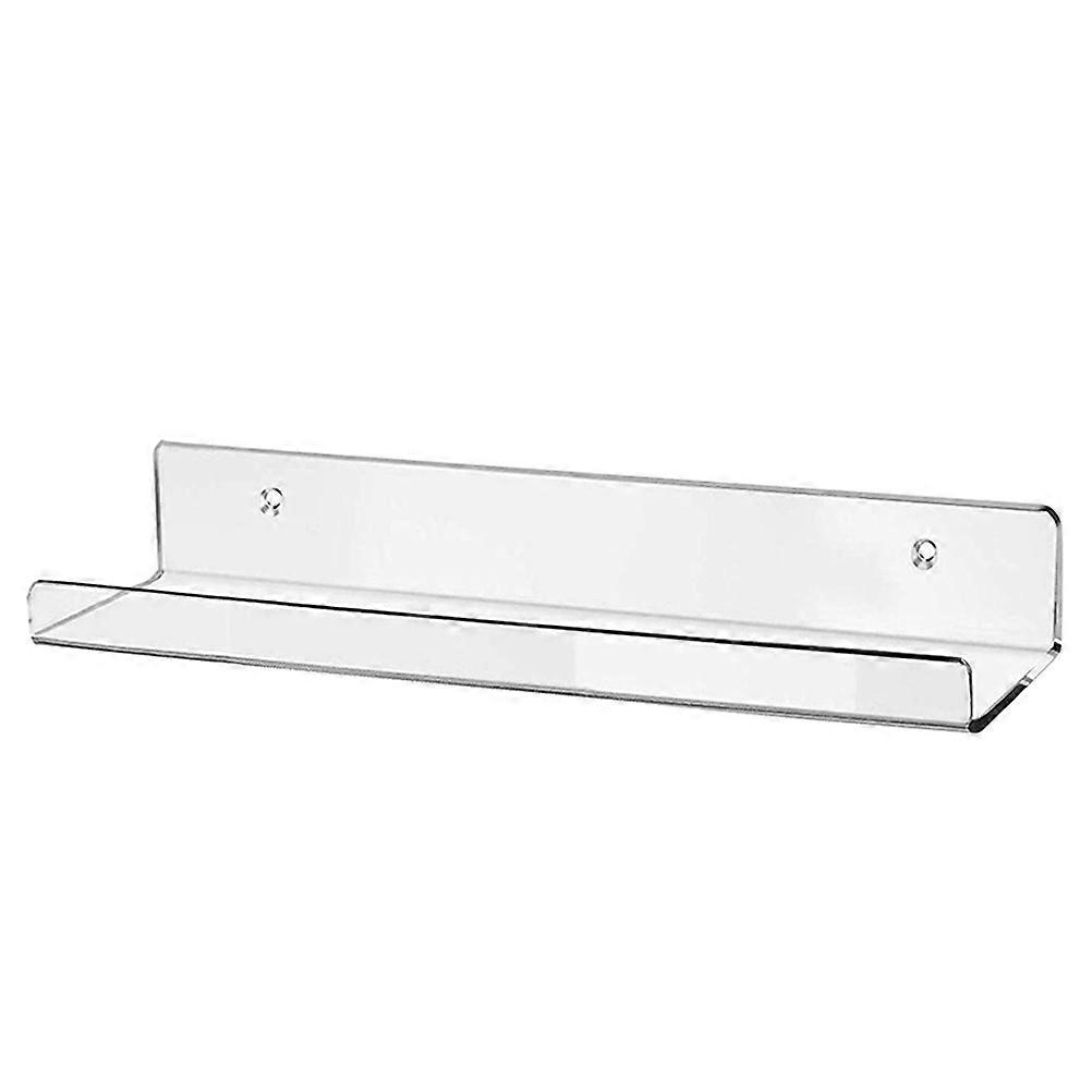 Floating Shelves Transparent Wall Mounted Acrylic Display Rack for Home Decor – Sturdy Storage for Organizing and Showcasing Items