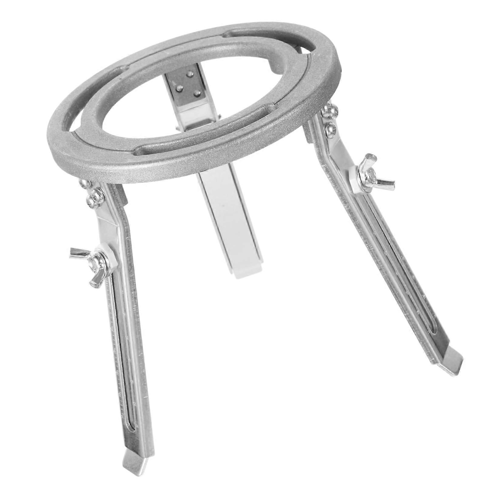 Heightadjustable laboratory tripod for chemical experiments, stable and robust, ideal for heating and holding applications in laboratories.