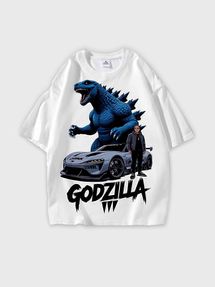 T-shirt round neck Pattern loose short sleeve N228