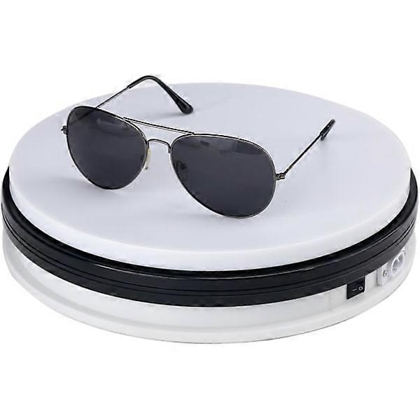 Motorized turntable, automatic rotating platform with 25 kg capacity