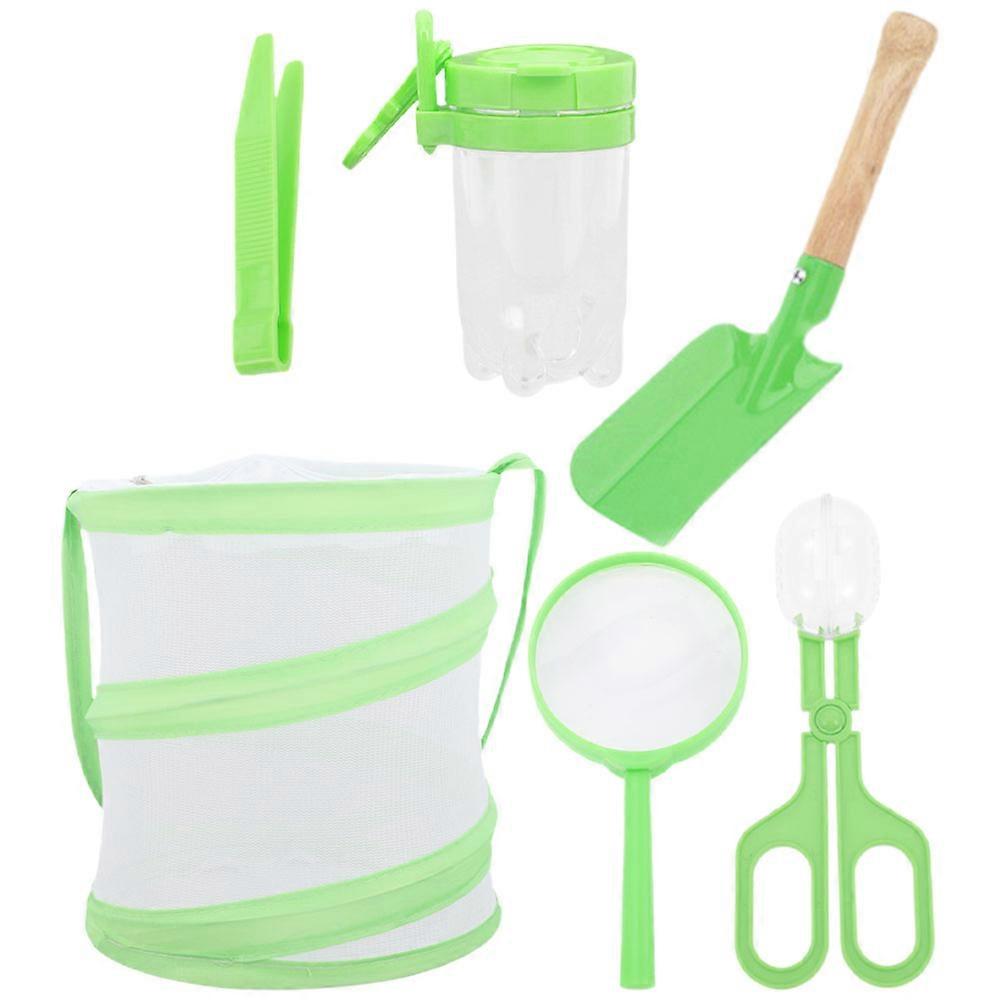 Butterfly Habitat Kit Insect Net Outdoor Adventure Students 17x16cm Foldable Design Ventilated Mesh Biological Observation 1 Set