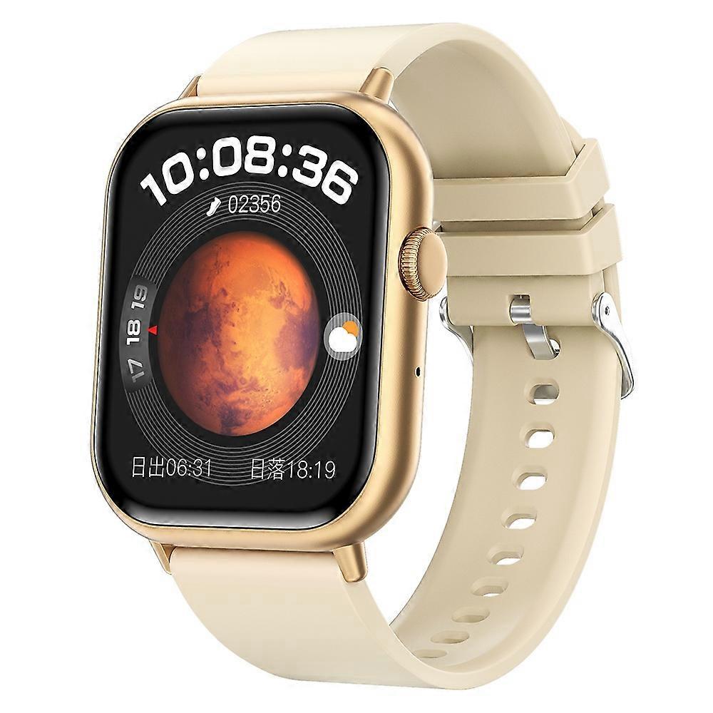 G44 2.01 Inch Smart Watch 24 Hours Heart Rate Monitor Fitness Tracker Wristwatch , Silicone Strap