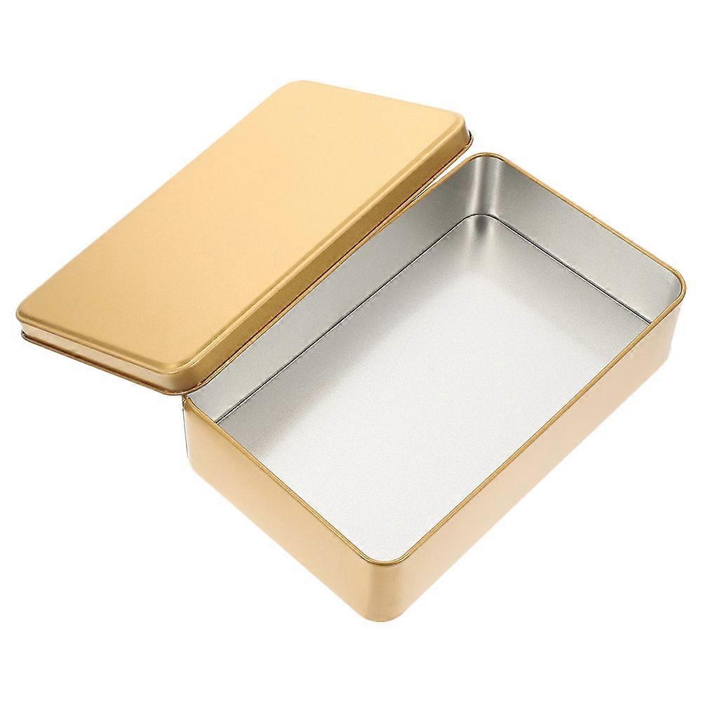 Rectangular Wedding Favor Box Packaging Tinplate Storage Container with Lid for 1 Set Wedding Favors Holiday Treats