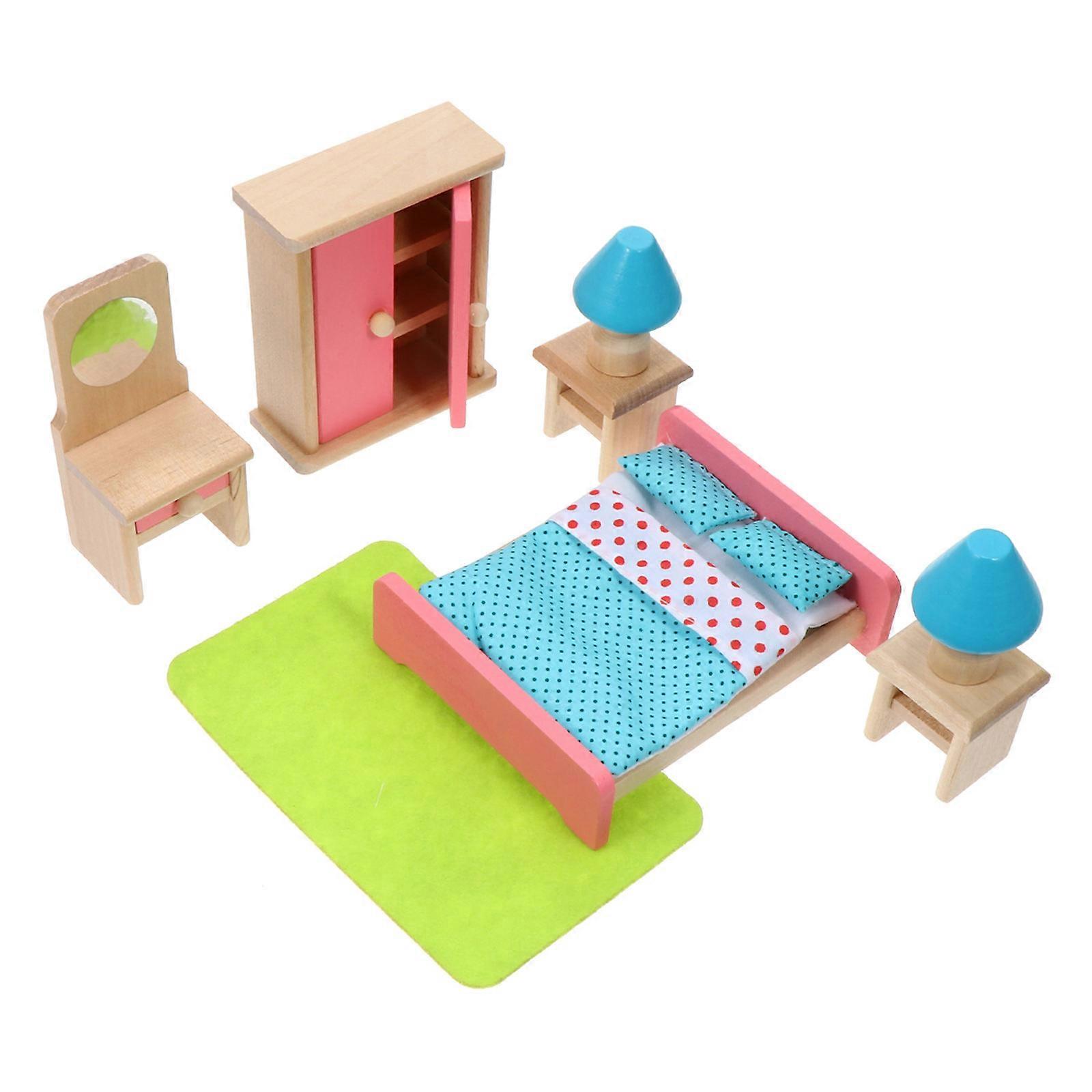 Mini Furniture Mini House Ornament For Graduation Design 12X10CM Small Delicate DIY Mini House Use 1 Set