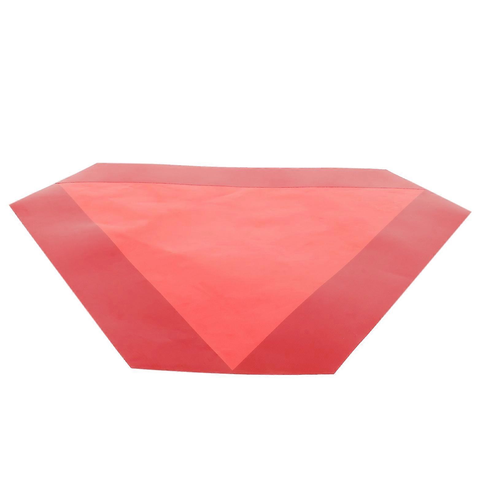 Reflective Safety Sign For Trailers Triangle Design Night Driving High Visibility 36CM Height 1Pack