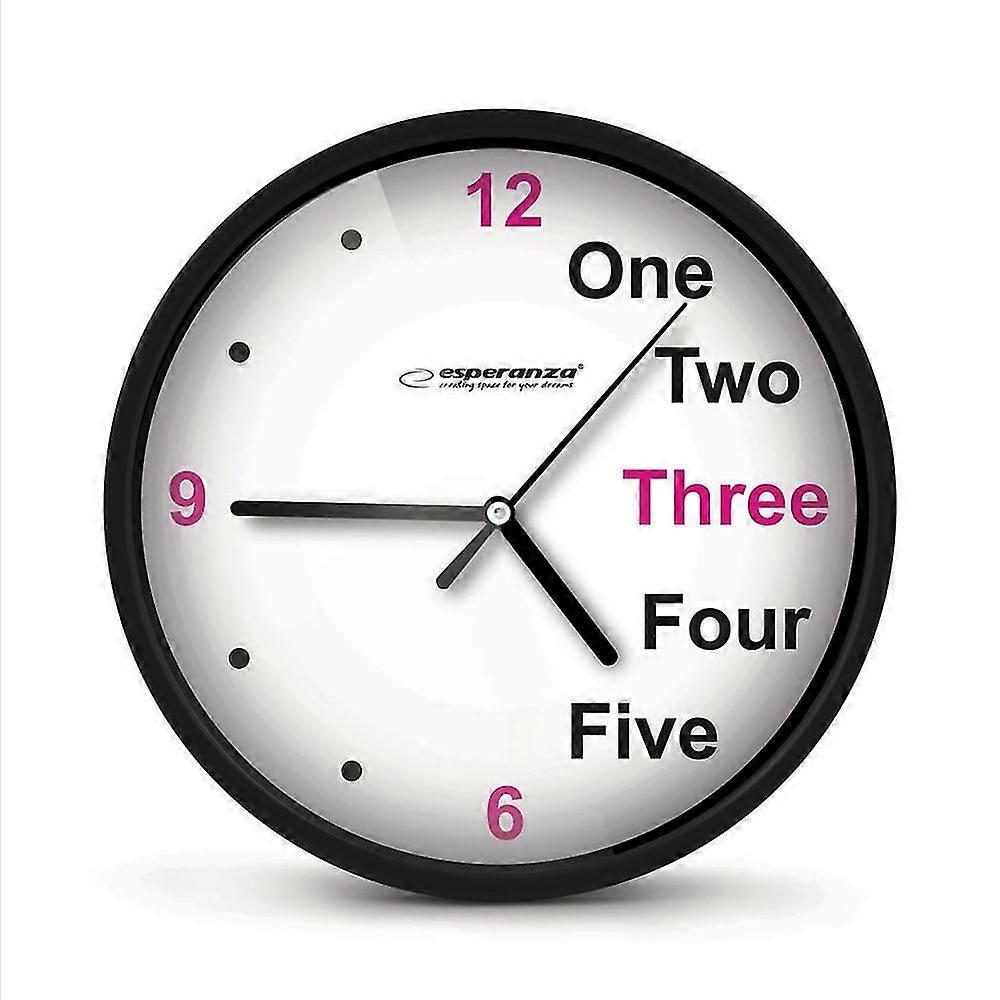 Esperanza Wall Clock PragueBlack