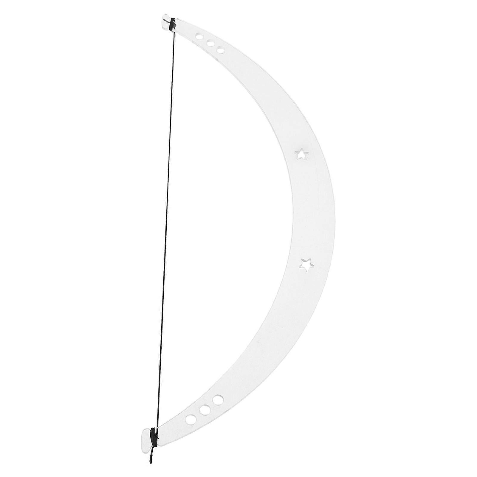 Eyebrow Ruler Stencil Eyebrow Measuring Tool For Professional Makeup Artists Size 23.00X7.50X0.20CM Precision Positioning 1 Set