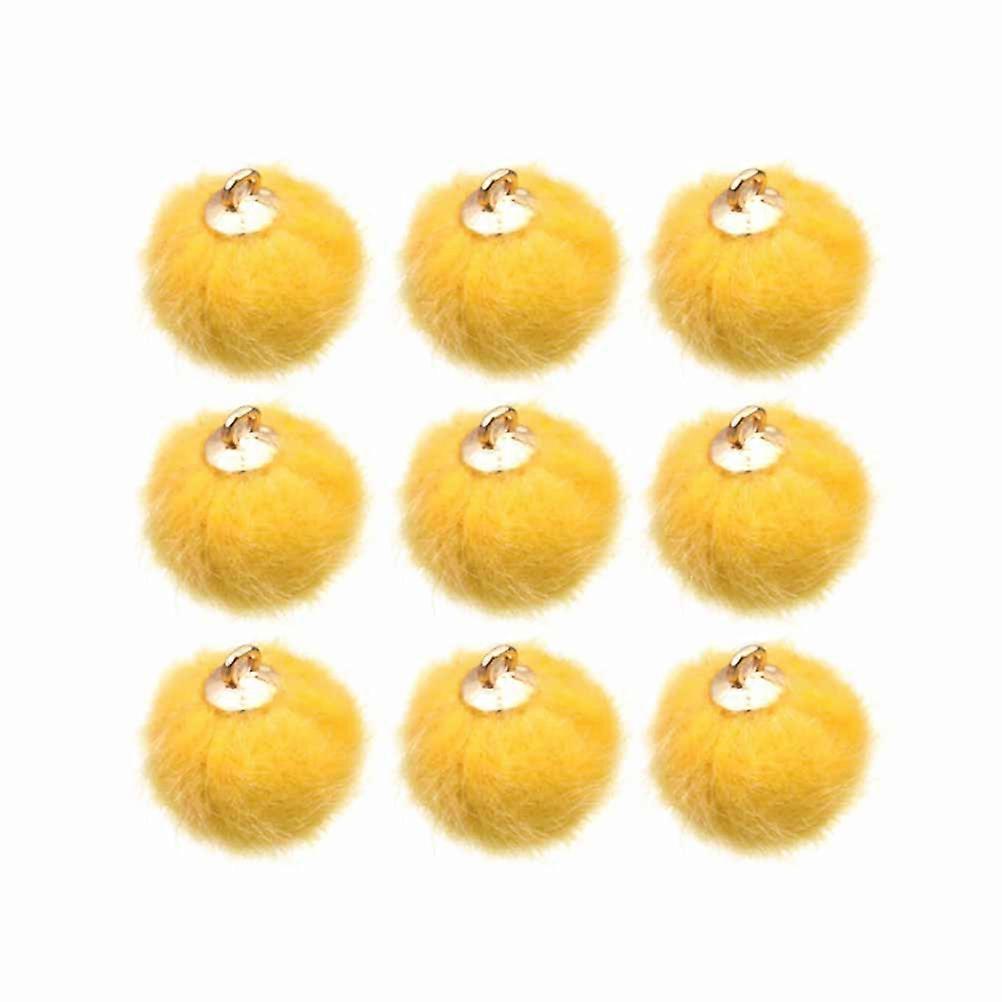 Earring Ball Accessories 24Set Simple Design Yellow Daily Wear Gift Giving