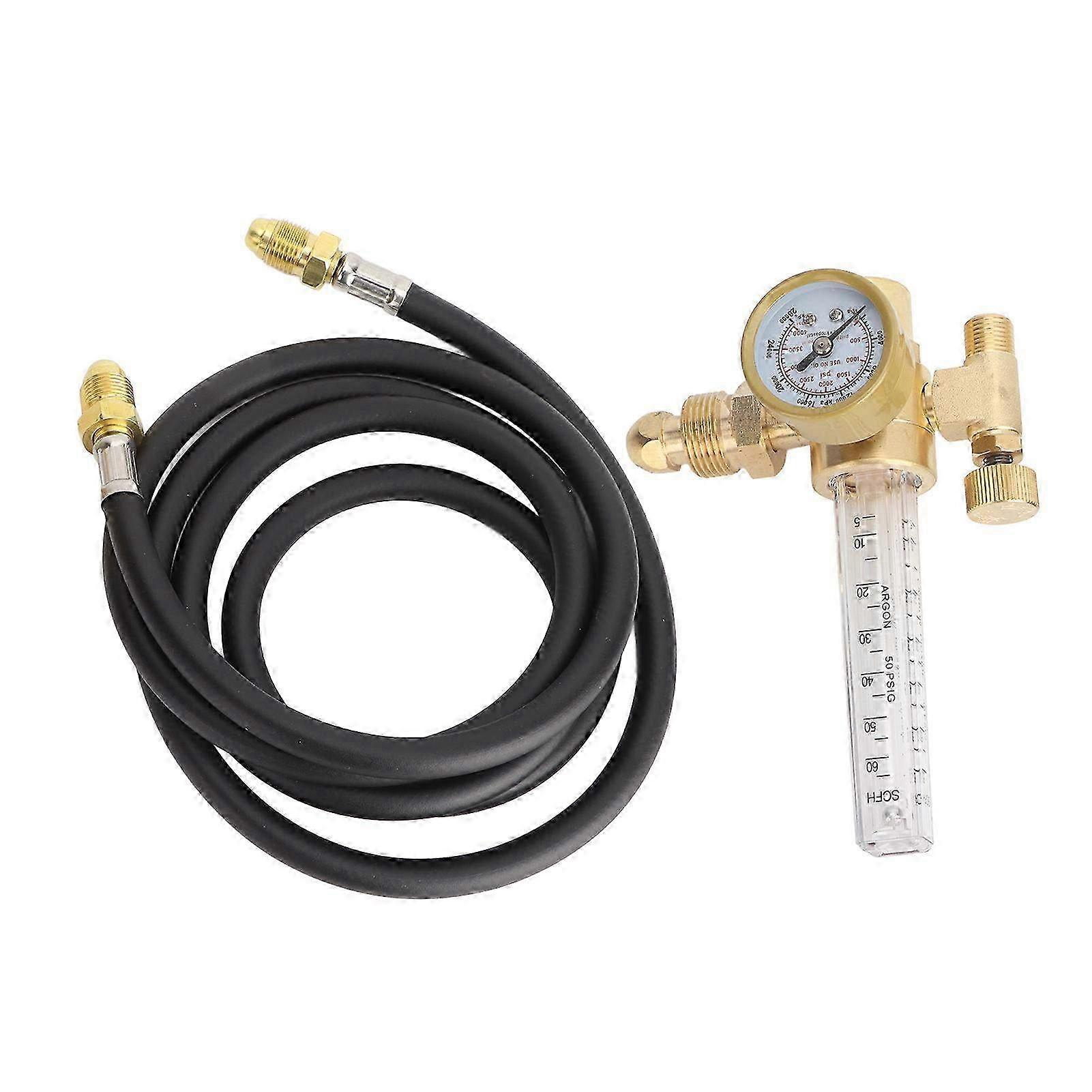 High Accuracy Argon Pressure Regulator & Flow Meter - Gas Regulator for Welding & Cutting Applications