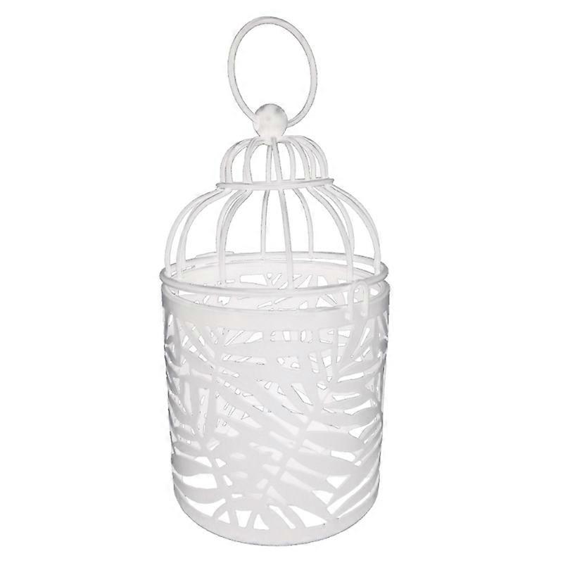 C90D Hanging Candle Holder Metal Cage Vintage Lantern Tealight Centerpieces Decor